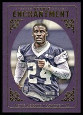 2012 Topps Rookie Enchantment #RE-MC Morris Claiborne RC Cowboys football card. rookie card picture