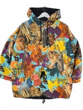 Fire +Ice Vintage Style Baroque Print Ski Jacket S/M Colourful Cherub Streetwear