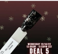 Sparkle & co Nail Dip Powder My Versace Dress Black Gold Foil