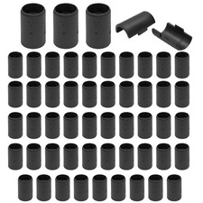 3/4 Inch Wire Shelf Clips 52 PCS Plastic Shelf Lock Replacements Black