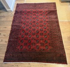 Handmade Rug, Unknown Origin (as It Was A Gift) Likely Afghan, Excellent Quality