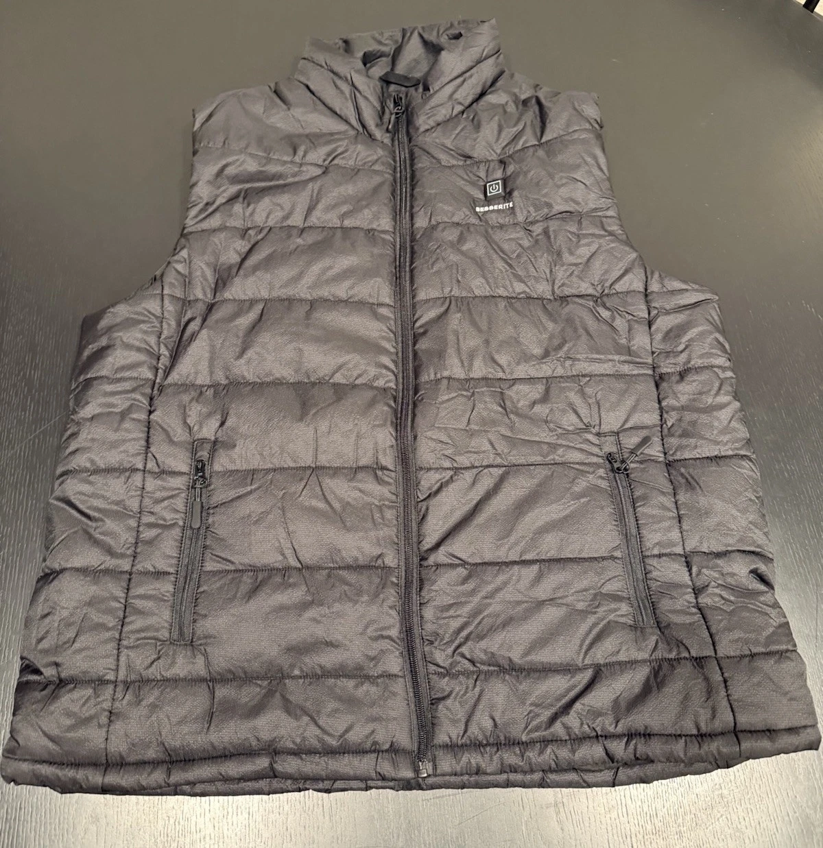 Besserite | Black Heated Vest | Men’s | XXL | Rare | 2XL
Opens in a new window or tab
