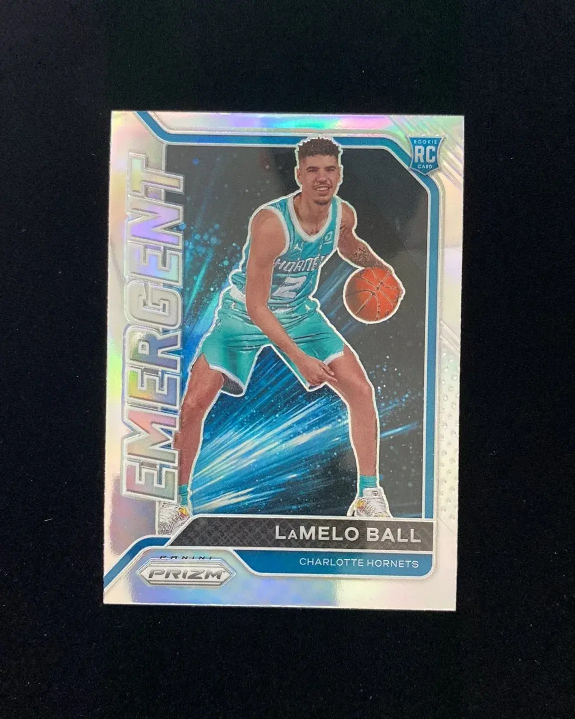 2020-21 Panini Prizm Emergent LaMelo Ball RC Rookie #23 Silver Hornets VS37