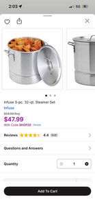 Stainless Steel Steamer Set
