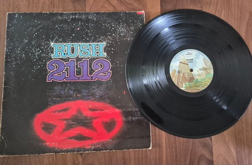 Rush 2112 Vinyl Record LP Gatefold - Mercury - SRM-1-1079 VG+ 37