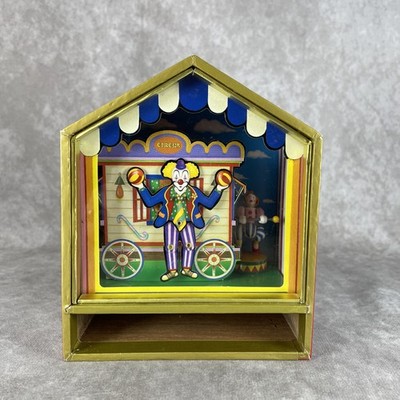 Koji Murai Clown Museum Sankyo Little Clown Music Box 1994 Dancing Clown READ