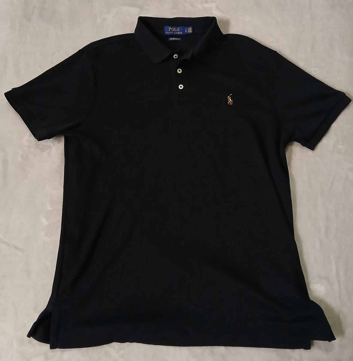 Polo Ralph Lauren Black Polos for Men for sale | eBay