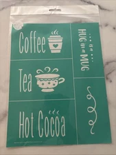 Chalk Couture Coffee Hug In Mug Retired Transfer  New 8x10 B SIZE