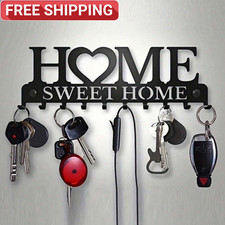 Metal Key Holder Rack Wall Mounted Key Hangers Hooks Organiser Hat  Coat hooks