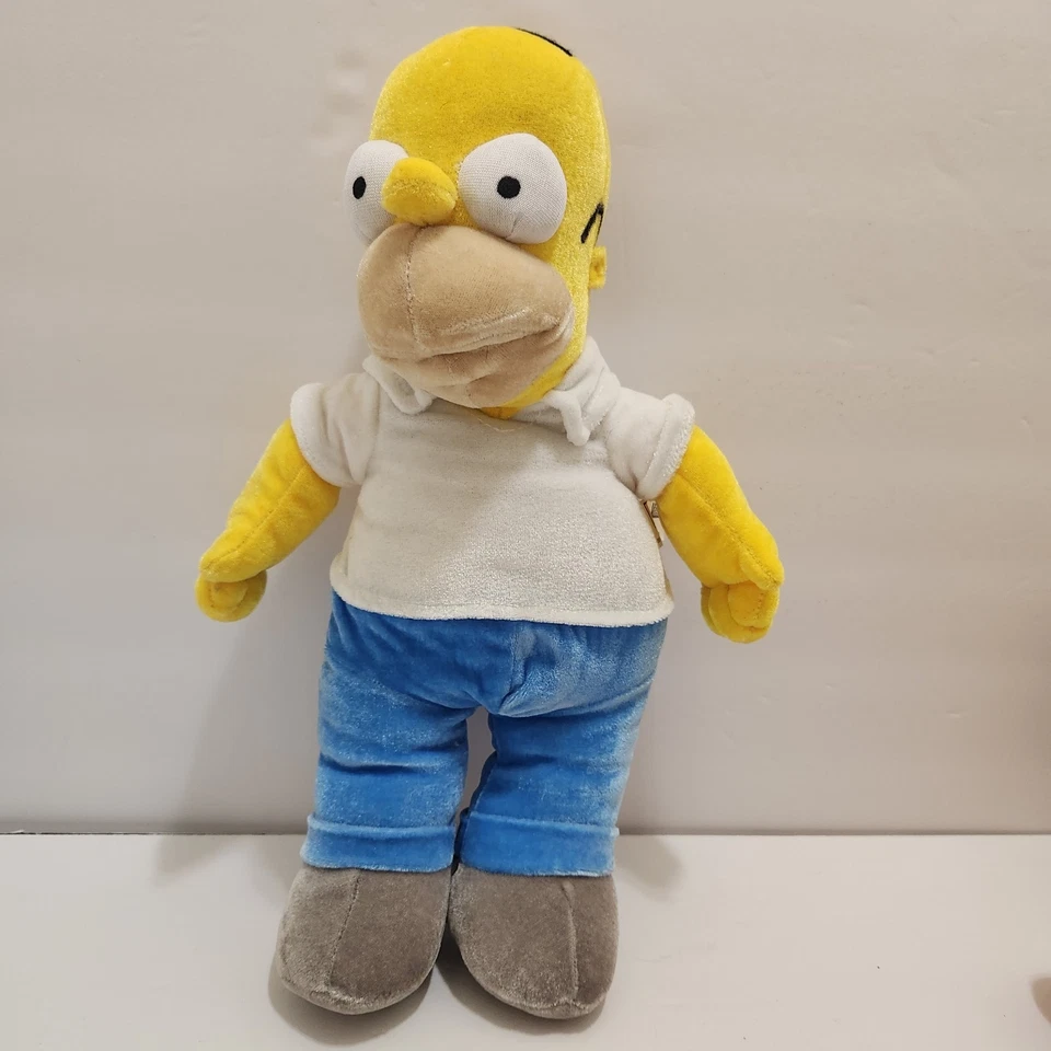 Lote de 4 personajes de peluche de Los Simpson Homer Marge Lisa Bart 2005 NANCO ENVÍO Y DEVOLUCIÓN GRATUITOS Foto 3 de 4