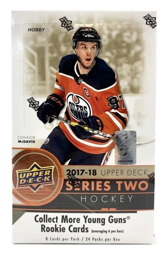 2017/18 UPPER DECK SERIES 2 SEALED HOBBY HOCKEY BOX
