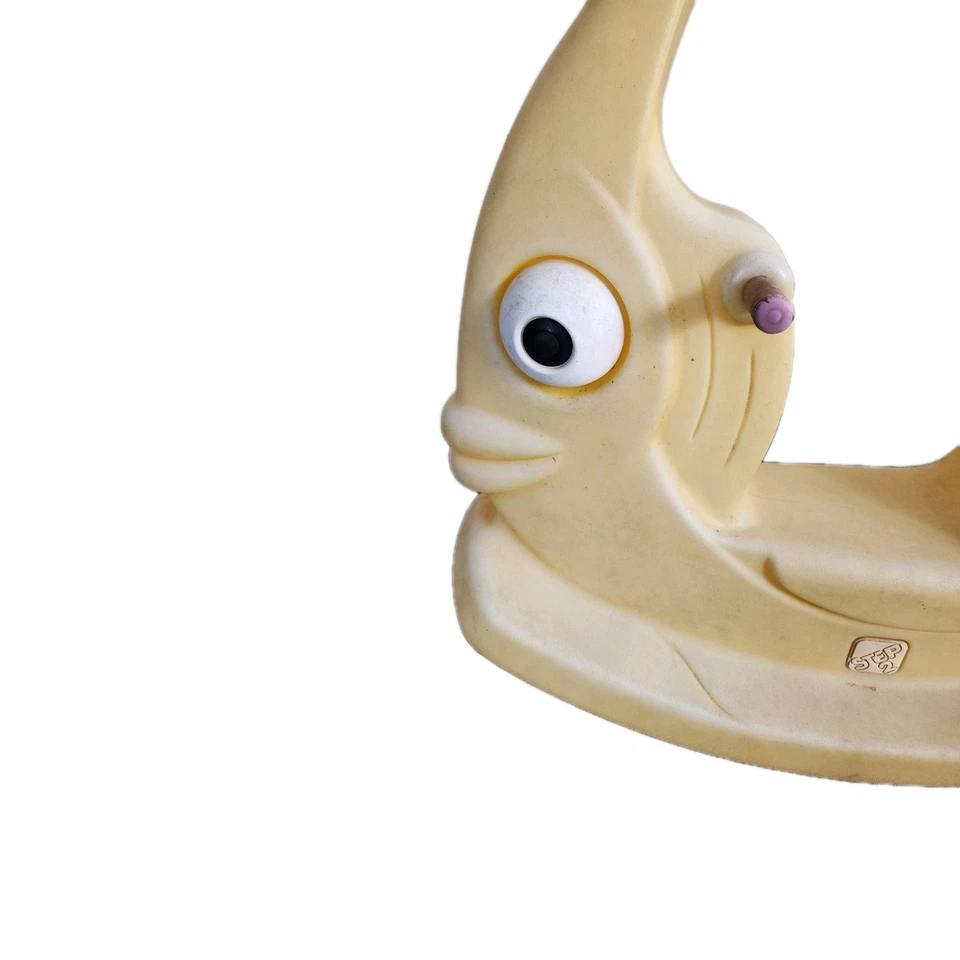 De colección Paso 2 Mecedor Amarillo Ángel Pez Rocker Niño Pequeño Paseo - ¡Raro! Foto 2 de 4