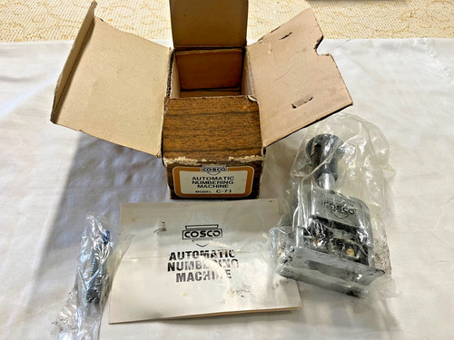Old Vintage COSCO Price Stamp Model C-71 Automatic Numbering Machine & Box Ink