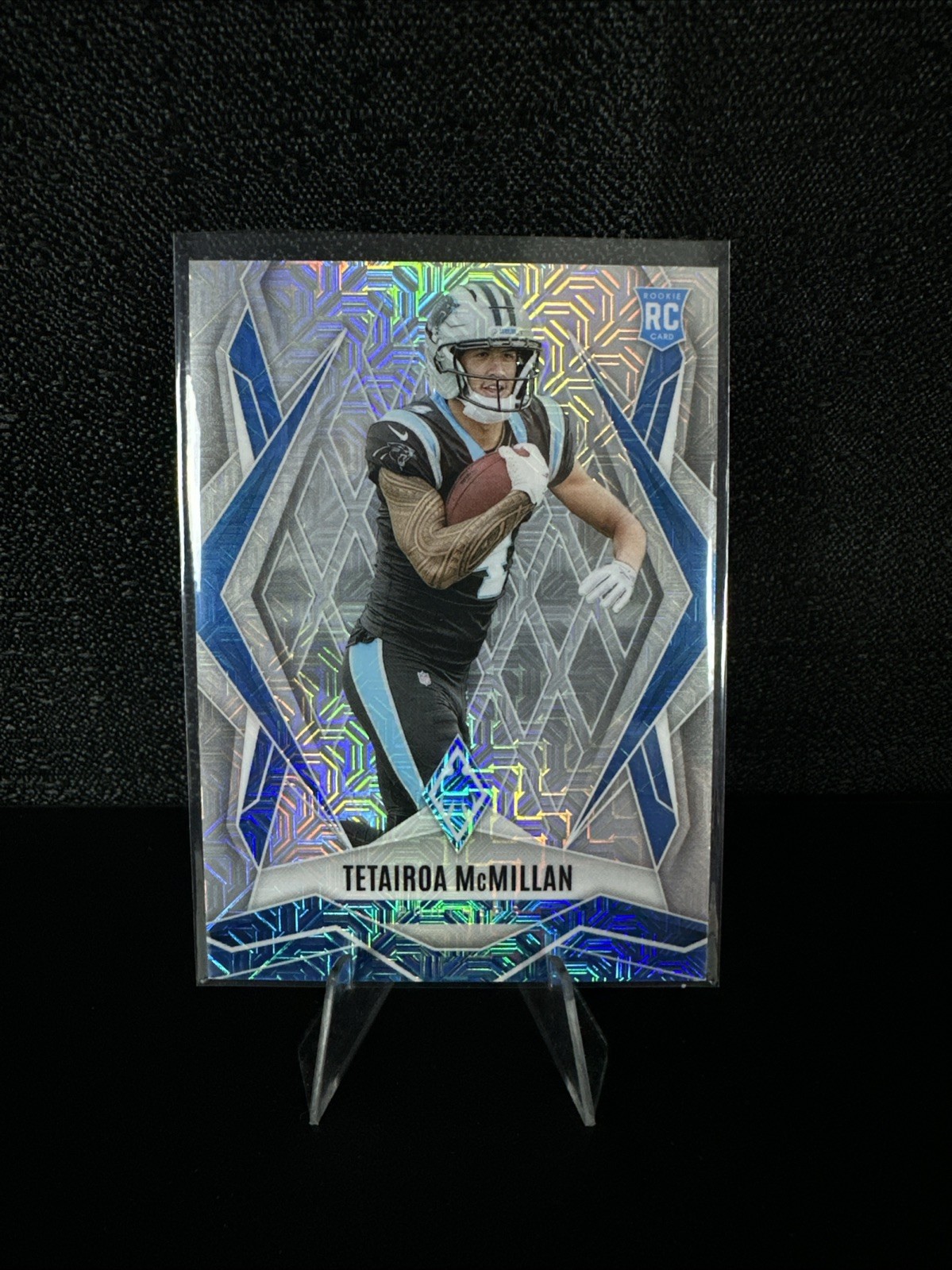 2025 Panini Phoenix - Rookies Tetairoa McMillan #155 Ash Mojo 8/25 (RC)
