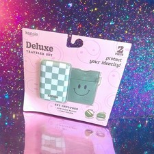 Kensie 2 Pack RFID Hard Wallet  Card Holder Set New in Package