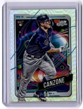 2024 Topps Chrome Cosmic #153 Dominic Canzone Nucleus Refractors