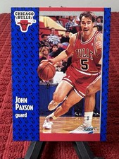 1991-92 Fleer John Paxson Chicago Bulls #31