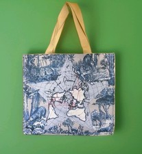 Christian Dior Novelty Tote bag Paper Straw Beige Navy Platina Member Limited