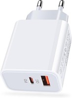 USB C LadegeräT 20W, 2Port Pd&Amp;Qc3.0 Typ C Handy LadegeräT Netzteil Stecker F