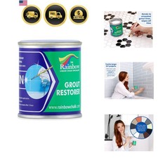 Grout Pen White Grout Paint: Waterproof Tile Paint Grout Refresh Restorer for...