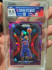 Isaiah Stewart Purple Ice Prizm Rookie Hga 9.5 /175