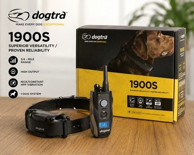 Dogtra 1900S E-Collar Training System Complete Case, Charger, Manual & Box