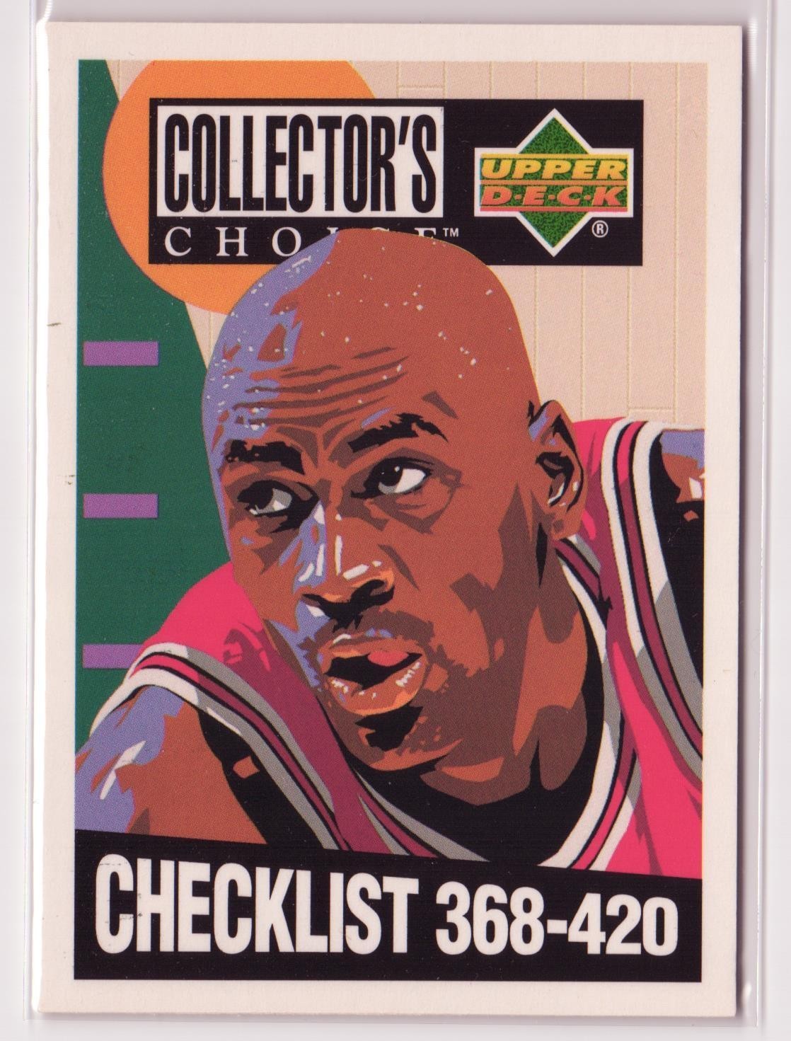 1994-95 Upper Deck Collector's Choice - Checklist Michael Jordan #420