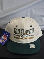 Headmaster Vintage Green Bay Packers Title Town Super Bowl XXXl Men's Snapback