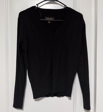 Truth Black Sweater Top V-Neck