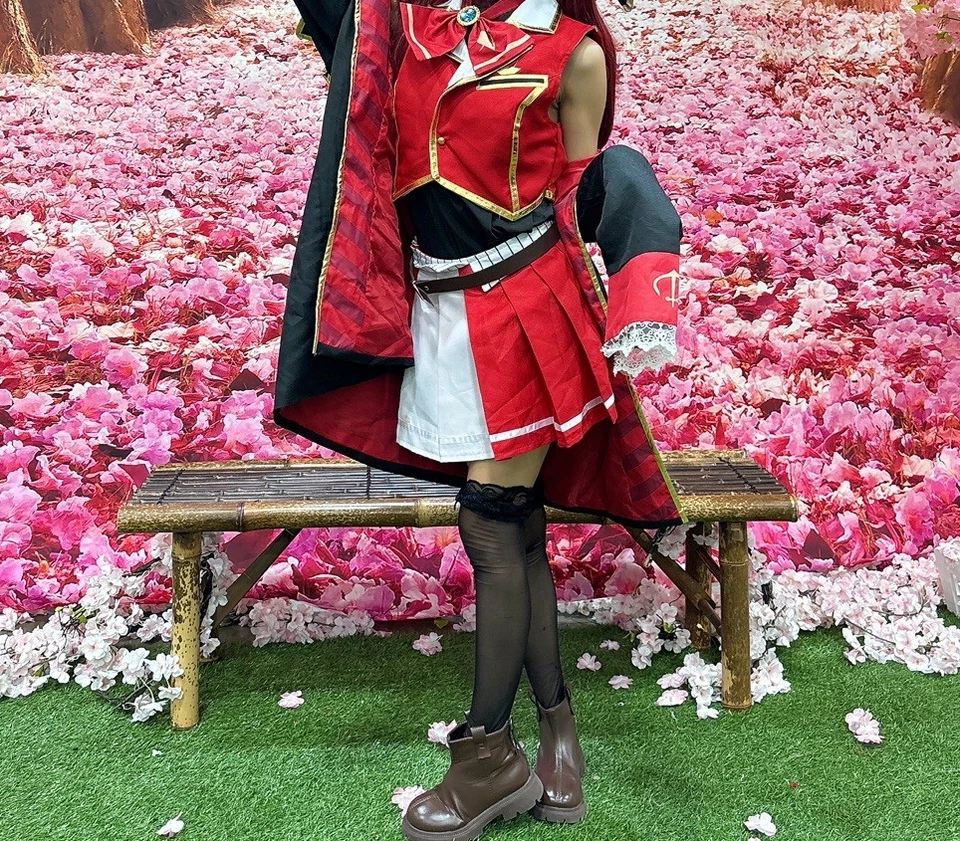COMPLETO Marine Houshou Cosplay con zapatos Foto 2 de 2