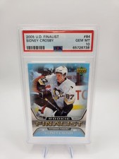 2005-06 Upper Deck NHL Finalist Sidney Crosby #84 RC PSA 10 Gem Mint 💎