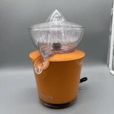 Krups Electric Acrylic Citrus Juicer Automatic Fruit Pressure Detect  ZX720 EUC