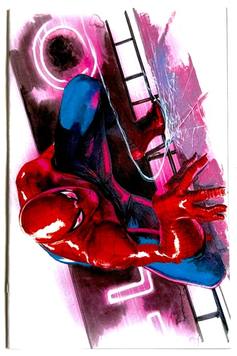 AMAZING SPIDER-MAN #58 GABRIELE DELLOTTO EXCLUSIVE VIRGIN VARIANT 2024 MARVEL NM