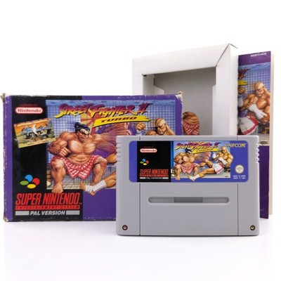 Super Nintendo Spiel: Street Fighter II Turbo - SNES OVP CIB (PAL NOE)