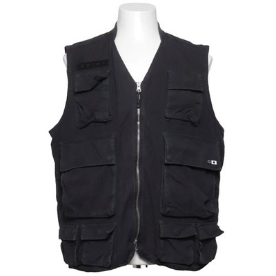 Edwin, Outdoor Weste, Herren, Größe: M, Schwarz, Baumwolle, Einfarbig #0kU