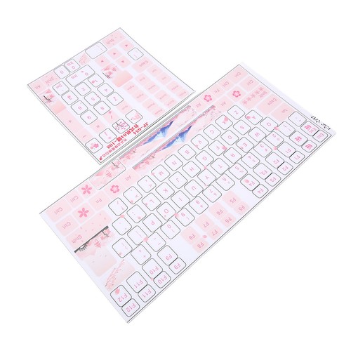 Pegatinas Teclado Universal Computadora de Escritorio Teclado Mecánico Clear Beaut FFW - Imagen 10 de 22