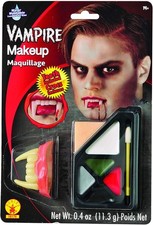 Rubies Vampire Makeup Kit for Adults, Unisex One Size Multicolor
