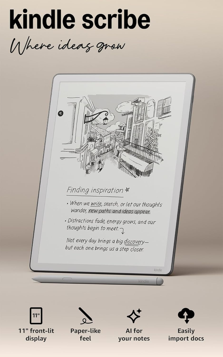 Kindle Scribe 64GBモデル（2022年発売） Kindle Scribe 64GB (Newest Model) — 11” Paper-Like Display with