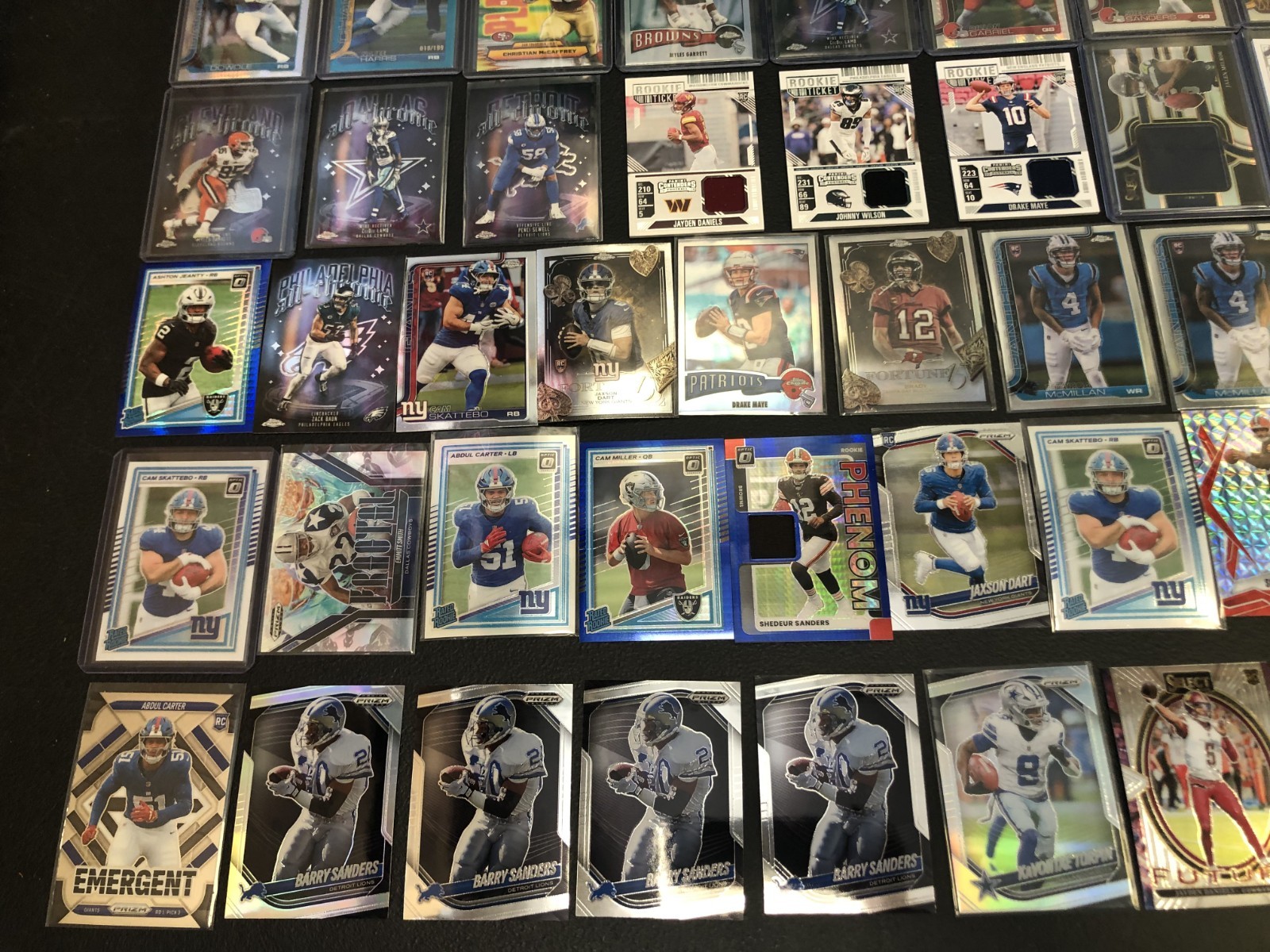 HUGE AUTO JERSEY ROOKIE REFRACTOR GENESIS LOT JAXSON DART PATRICK MAHOMES BRADY view 9