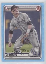 2020 Bowman Draft Sky Blue Border 411/499 Jack Blomgren #BD-162 fm0