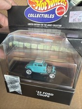 Vintage 1999 Hot Wheels '32 FORD COUPE Teal Cool Collectibles Limited Edition WW