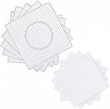 5PCS 5Mm Fuse Beads Boards, Clear Beads Pegboards with 4 PCS Ironing Paper, Larg
