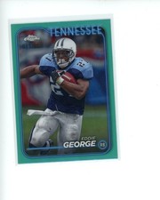 2024 Topps Chrome Aqua Refractor #189 Eddie George #d 81/199