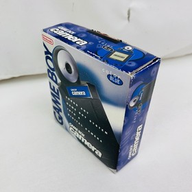 Game Boy Camera Nintendo GameBoy 1998 Blue Complete in Box w/ extra Manuals
