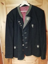 Traumhaft schöner Lodenjanker Janker, Schwarz, Schwarzgrau, Gr. 54, NEUWERTIG !