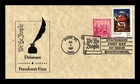 US COVER DELAWARE STATEHOOD BICENTENNIAL FIRST DAY ISSUE COMBO