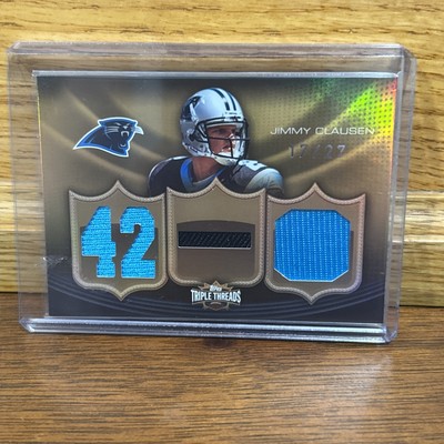 2010 Topps Triple Threads #TTR-9 Jimmy Clausen Relic Sepia #/27
