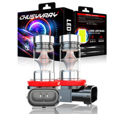 2x Purple H11/H8 Led Fog Driving Lights Foglight DRL Bulb Lamps Accessories