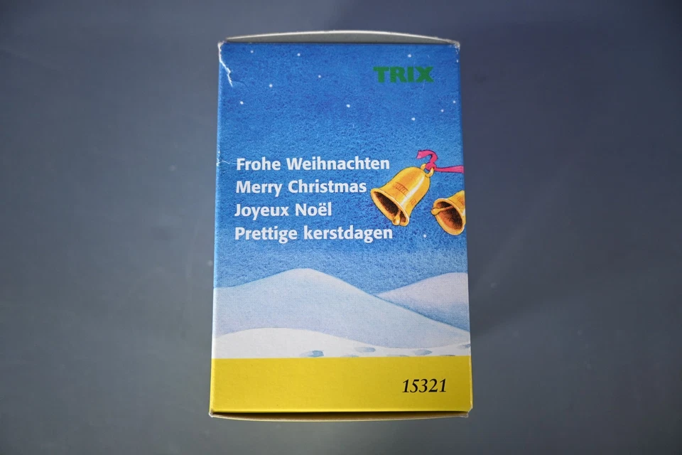 Trix Minitrix Christmas Train in Ornament 15321 N-Scale 2002 Angels Ringing Bell - Image 2 of 4
