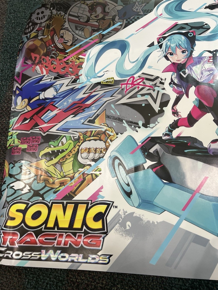 SDCC 2025 SONIC THE HEDGEHOG X HATSUNE MIKU Racing EXCLUSIVE